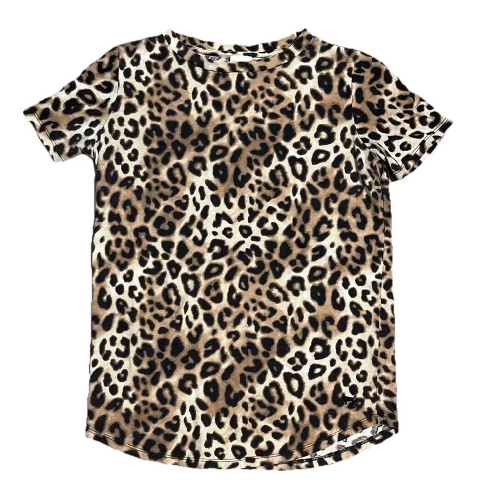 PINK Victoria’s Secret Cheetah Leopard Print Shirt XS Animal Print Mob Wife